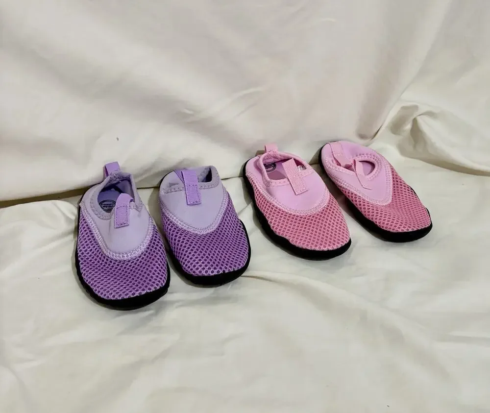 Wonder Nation Youth Water Shoes Purple US Size 7-8